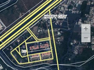 Chính chủ bán lô đất biệt thự kdc happy city mặt tiền nguyễn văn linh 10x18m (180m2), giá 44tr/m2
