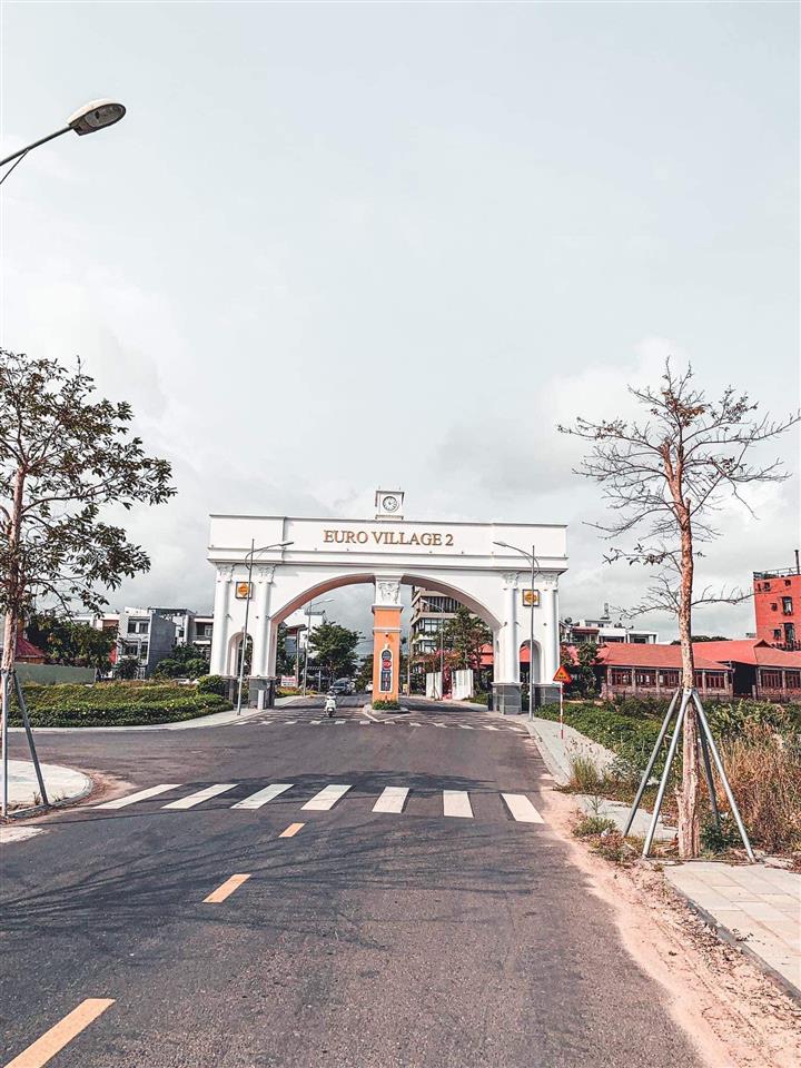 Chủ bán đất biệt thự euro village 2, hoà xuân, view sông, view kênh