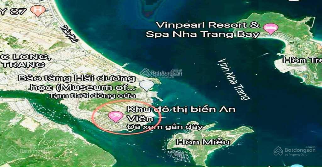 90tr/m2 đất biệt thự an viên, view biển, trung tâm tp. nha trang, khánh hòa