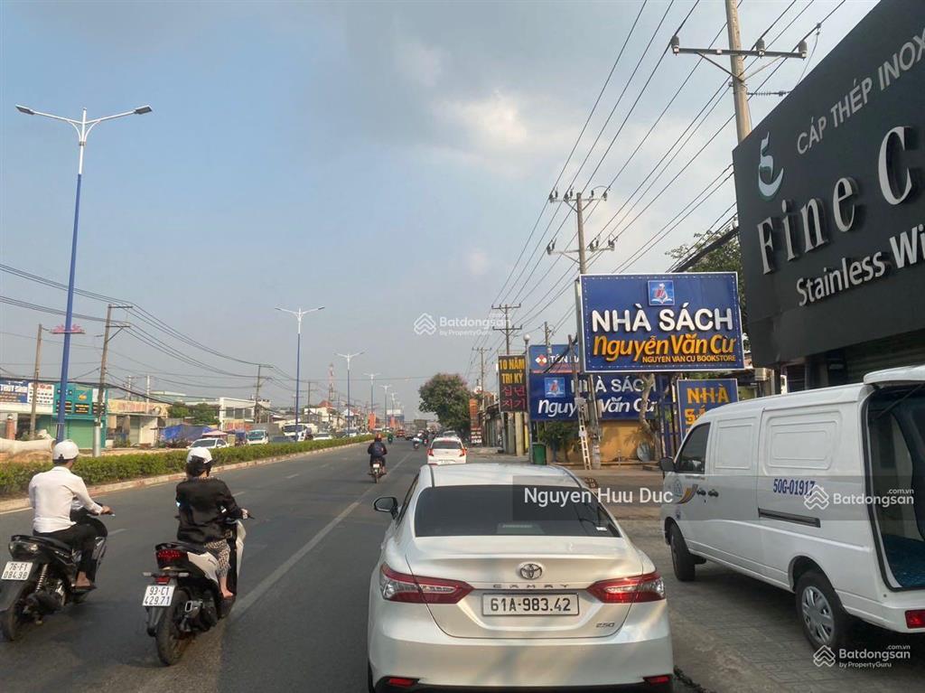 Bán đất 2 mặt tiền đường quốc lộ 13 (17 x 80) phường an thạnh, thuận an, bình dương. 65 tỷ đồng
