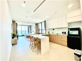 For rent cho thuê căn hộ 1pn + có 65m2 view biển nha trang, có hồ bơi, sân vườn, giá 12tr/tháng