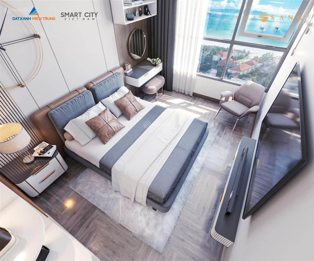 Bán căn hộ cao cấp 2 phòng ngủ view biển mỹ khê, trung tâm đà nẵng, sở hữu lâu dài