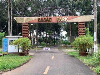 Bán đất 100% thổ cư ngay cổng khu dl binon cacao park, có suối hồ tại xà bang châu đức, brvt