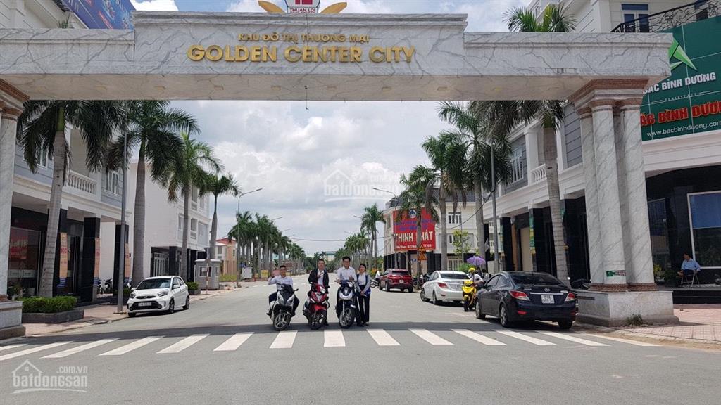 Kẹt tiền bán gấp lô đất sổ sẵn khu đô thị golden center city 1 mỹ phước, thành phố bến cát, vay 70%