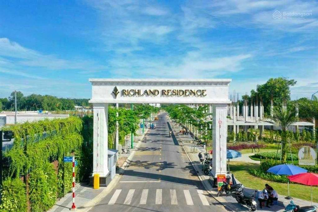 Bán đất nền dự án richland residence, hòa lợi, tp bến cát, bình dương. ngân hàng vcb hỗ trợ vay 70%