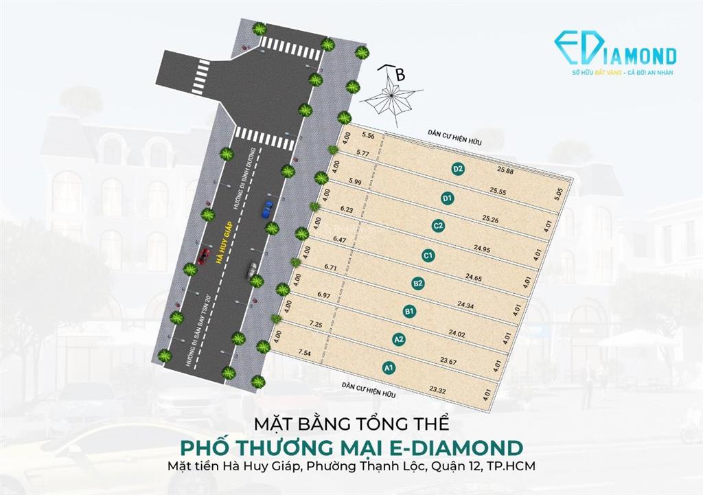 Bán đất mặt tiền đường hà huy giáp (nguyễn oanh nối dài) quận 12