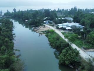 Thửa đất hot nhất hói dừa  2 mặt giáp sông  có 300 m2 ở  đường lớn oto vào tận nơi  giá đầu tư