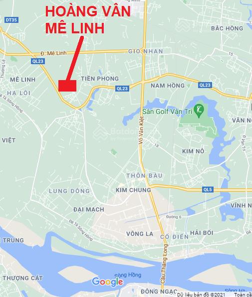 Bán nhanh đất nền phân lô dự án nhà ở hoàng vân, mê linh giá rẻ nhất thị trường