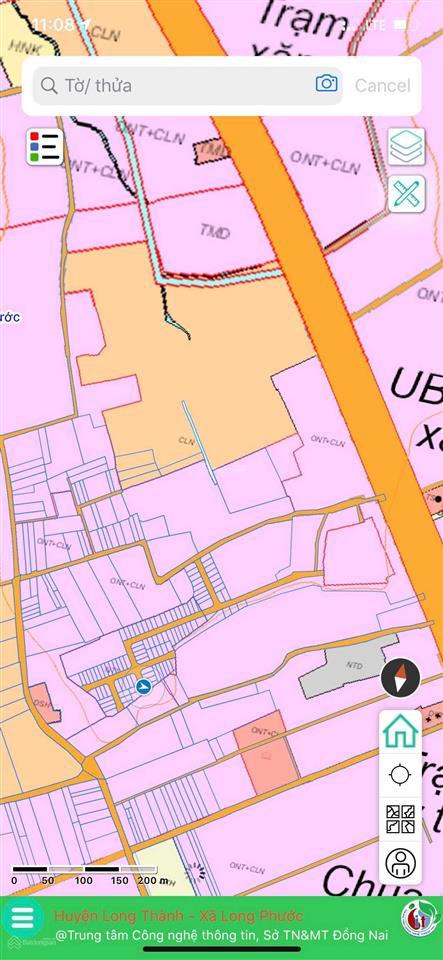 Bán đất trong khu dân cư long phước, long thành cách sân bay long thành 5km 120m2 giá 1,65 tỷ 7x16m