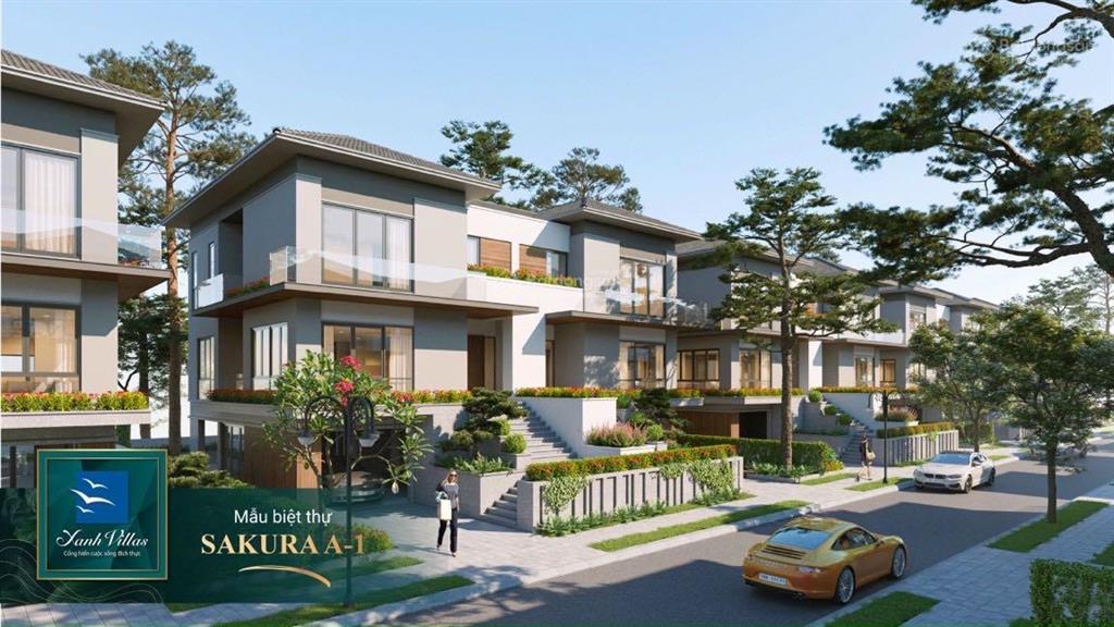 Chính chủ căn xanh villas đơn lập view mặt suối khu b, xây thô