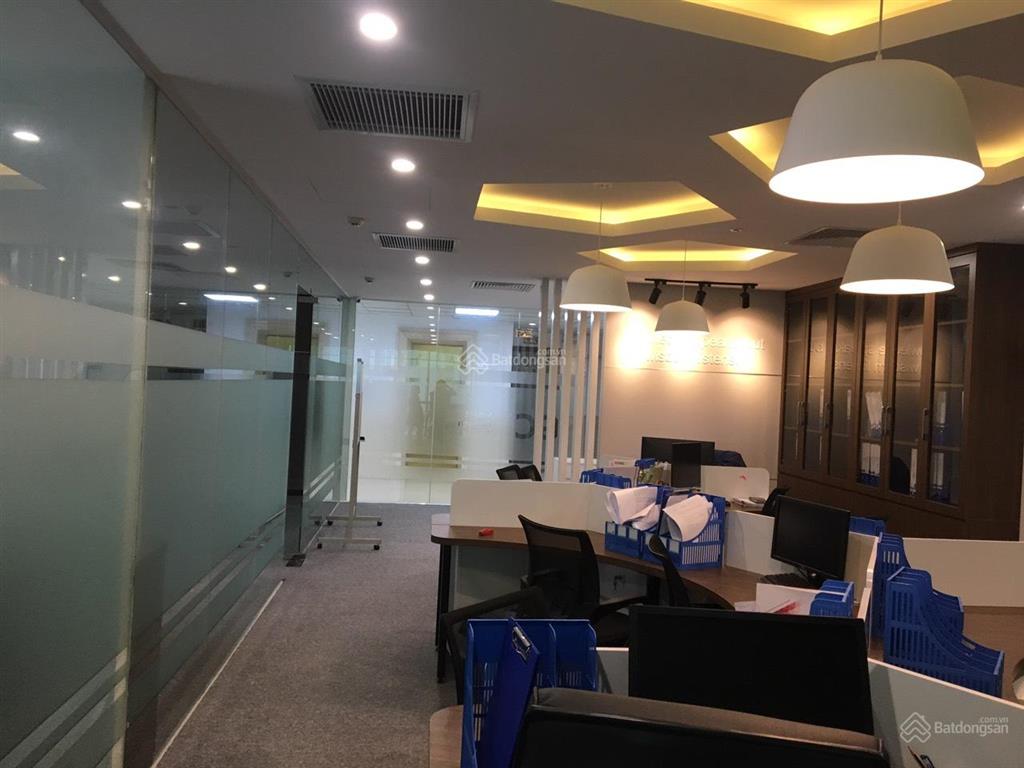 Cho thuê vp hancorp plaza 72 trần đăng ninh  dt 350m2 có thể chia nhỏ giá 250 nghìn/m2
