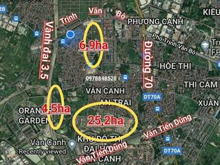 bán lô đất dịch vụ Vân Canh đường 24m số 75-2 có dt 80m, hai mặt đường sổ đỏ riêng biệt