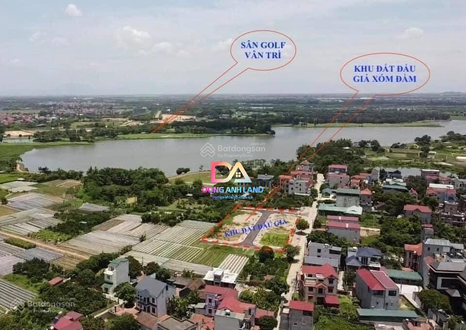 Bán đất đấu giá x4 thôn đầm, vân nội, đông anh, gần đầm vân trì