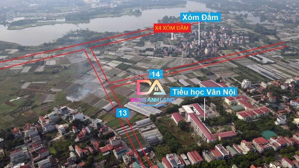 Bán đất đấu giá x4 thôn đầm, vân nội, đông anh, gần đầm vân trì