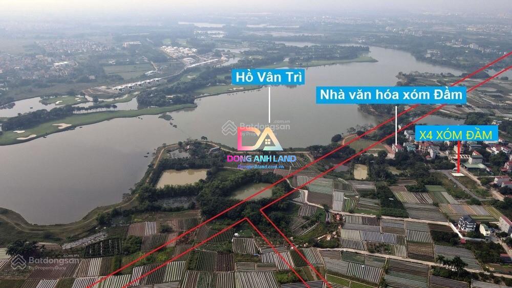 Bán đất đấu giá x4 thôn đầm, vân nội, đông anh, gần đầm vân trì