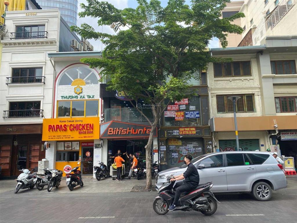 Cho thuê nhà mặt tiền số 49 nguyễn huệ, quận 1, dt 8x26.5m, 1 trệt 2 lầu, st, dtsd 424m2