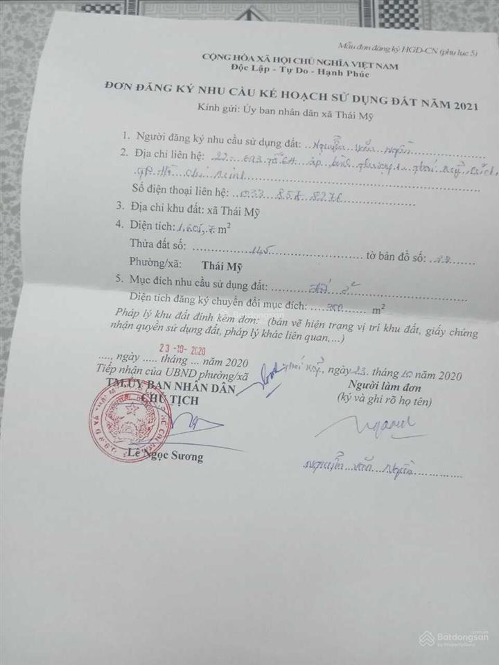 Siêu rẻ nhà vườn qui hoạch thổ cư hiện hữu đông đúc, đường nhựa, thái mỹ, củ chi 23x114m  4 tr/m2