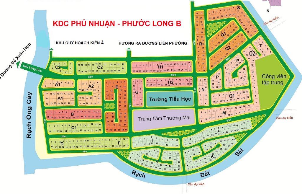 Đang bán đất nền dự án KDC Phú Nhuận, Phước Long B, Quận 9, diện tích 300m2, giá 83tr/m2