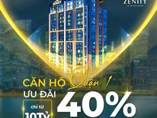 Bán căn hộ cao cấp Zenity Q1, 95m, full nội thất cao cấp ở ngay, Ck lên 40%, nhận nhà ở ngay