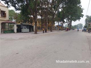 Bán 118m2 đất đối diện trường học. Kinh doanh tốt tại tổ 9 Quang Minh