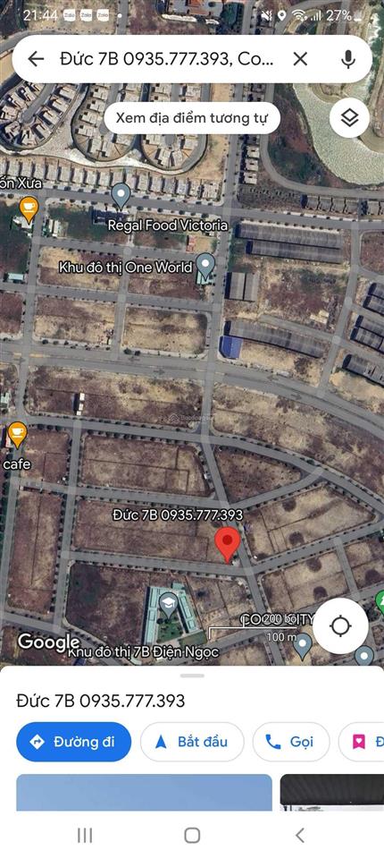 Chính chủ cần bán kđt 7b điện ngọc gần cocobay, cạnh đất quảng riverside