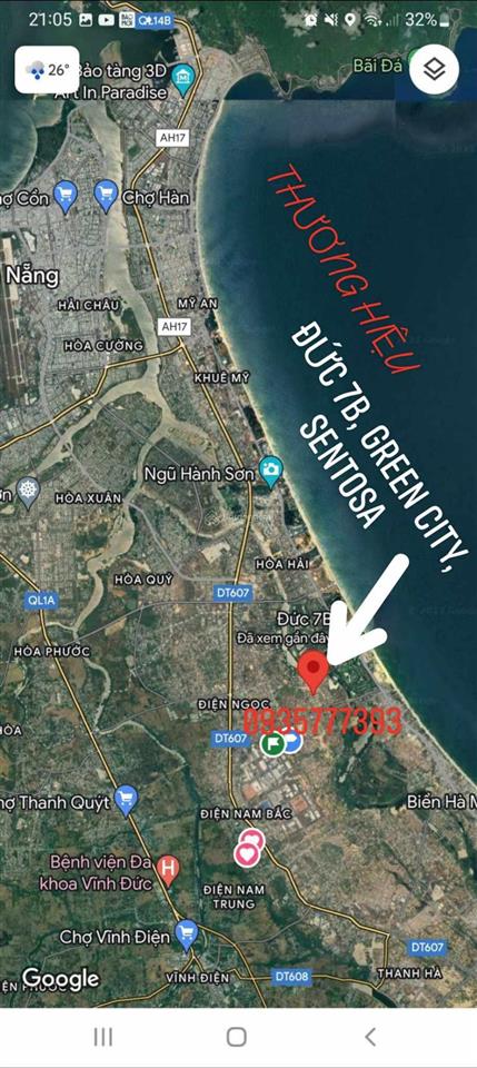 Chính chủ cần bán kđt 7b điện ngọc gần cocobay, cạnh đất quảng riverside