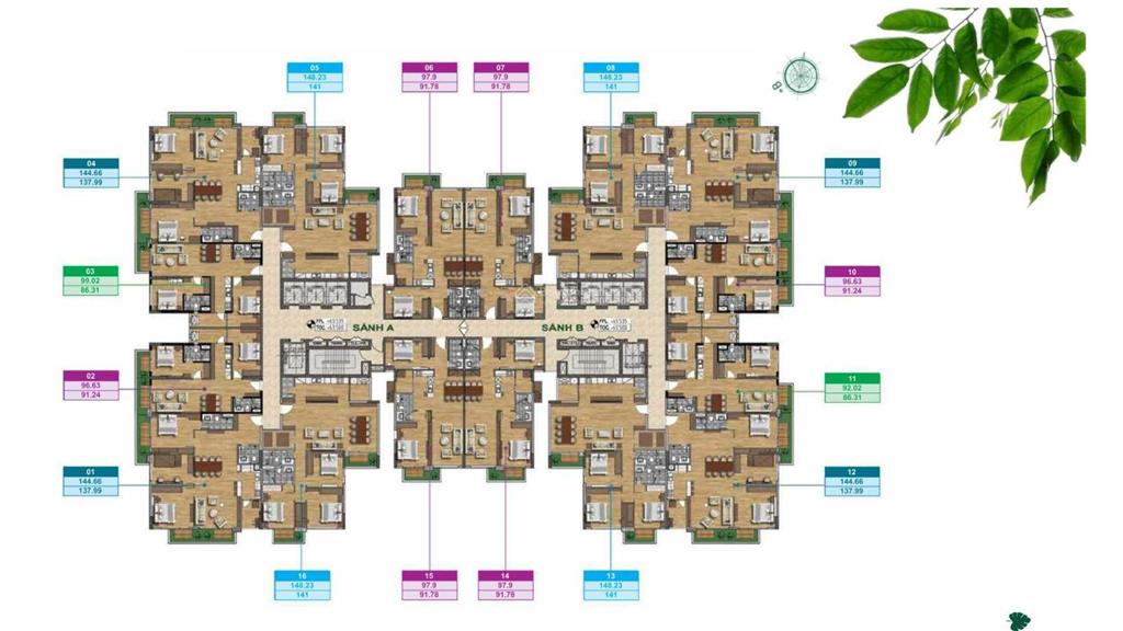 Căn hộ 3pn view 2 hồ lớn phường đống đa. sổ đỏ lâu dài. xem nhà 24/7 0899 822 ***