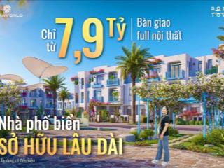 Cđt mở bán nhà mặt biển caraworld cam ranh khu maroc, 120m2, full nội thất chỉ 6 tỷ/căn