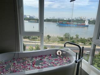 2 phòng ngủ view sông xanh mát cho thuê tại đảo kim cương  98m2  full nội thất, 43 triệu/tháng