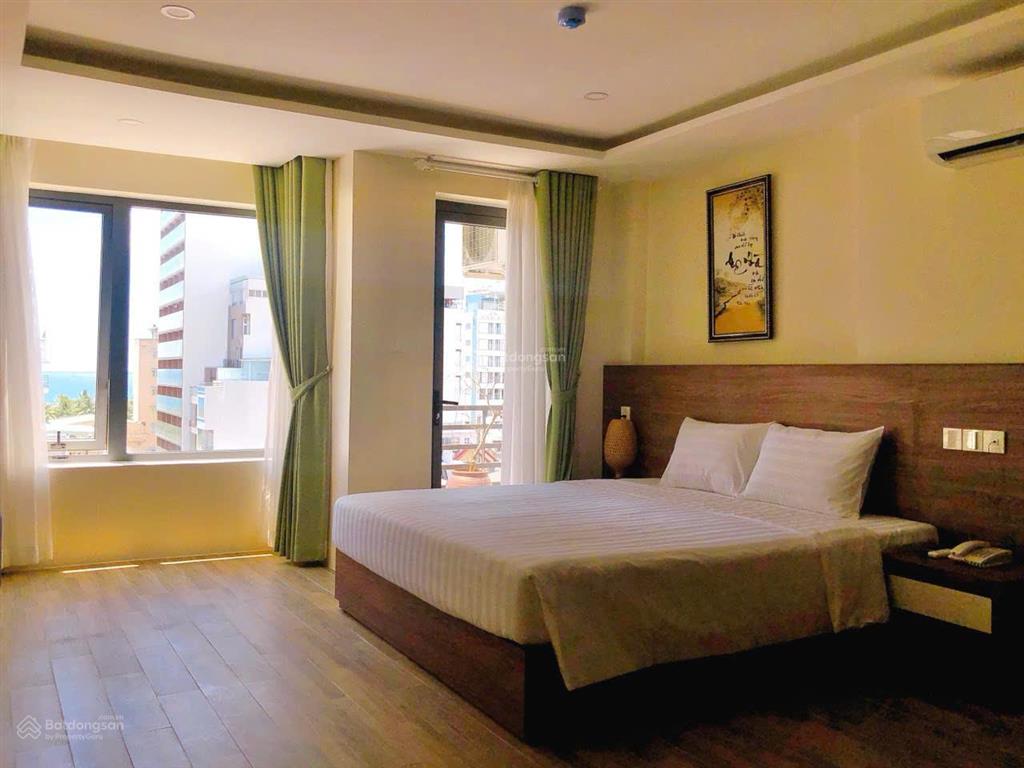 Bán khách sạn trung tâm tp. nha trang, 104m2 đất, 10 tầng nổi & 1 bán hầm, giá 33 tỷ đồng, đã pccc