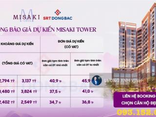 Mở bán quỹ căn ngoại giao giá tốt nhất dự án misaki tower hạ long 0931 520 ***