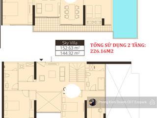 Tuyệt phẩm penhouse có tk sân vườn bể bơi s 226.16m2 thông thủy 14,x tỷ. xem nhà 0918 114 ***