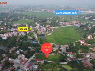 Bán đất chính chủ 567.2m2 tại làng kép, việt tiến, việt yên, cách đường ql chưa tới 100m