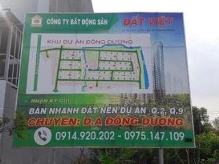 Chuyên nhận ký gửi đất D/a Đông Dương, Đường Bưng Ông Thoàn, Q9 LH: 0914.920.202