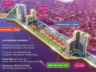 Dự án căn hộ cao cấp bên sông hàn sun symphony residence căn vip vị trí vàng chỉ cần trả trước 10%