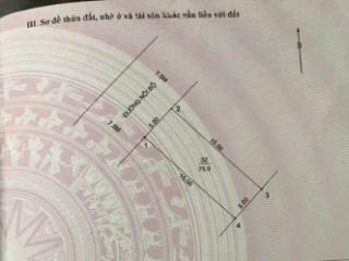 Nhỉnh tỷ 75m2 mặt tiền 5m full thổ đường trước mặt 7.5m gần trục liên xã và trung tâm tt xuân mai