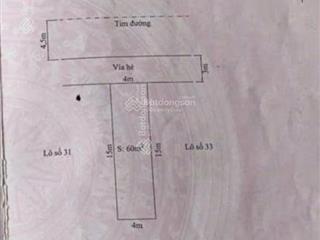 Bán 60m2 đất tđc nam hải 1, đường 15m