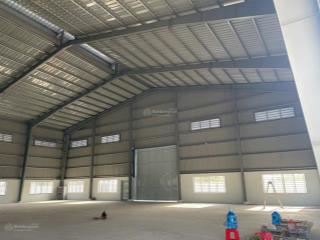 Cho thuê kho xưởng sản xuất mới xây, long an, khuôn viên 4.000m2, xưởng 1.050m2, pccc tự động