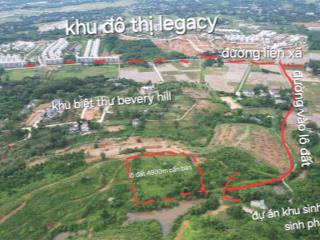 Cần bán lô đất nằm giữa hai khu đô thị lớn nhất huyện lương sơn dt 4900m2, giá đầu tư