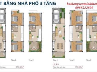 Bán nhà khu dân cư cát tường jhome, 81m2, nhà 3 tầng, giá 3,5 tỷ