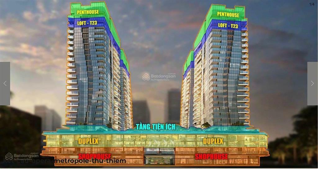 Nắm giỏ hàng độc quyền hơn 99 căn the opera metropole thủ thiêm đẹp nhất, giá tốt nhất thị trường