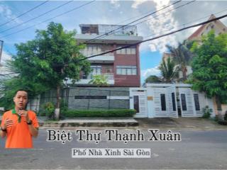 Biệt thự lô góc 500m2, 3 tầng 1 hầm, full nội thất. hồ cá koi khủng tiền tỷ  quận 12