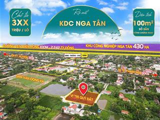 Đất nền ven kcn 430ha đang triển khai hạ tầng tại thanh hóa, giá 2xx