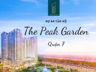 Cần bán gấp căn hộ the peak garden quận 7 trả góp theo tiến độ xây dựng giá chỉ từ 2,2 tỷ view đẹp