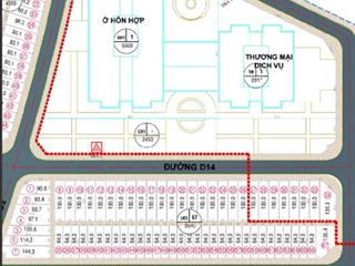 Bán đất đường d14 khu dân cư phúc đạt, 5x20m, đối diện khu tttm giá rẻ nhất thị trường dự án