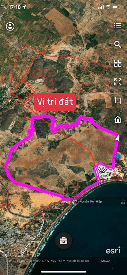 Tôi bán gần 2.3ha mặt tiền 711 hồng phong, kế sun, marina mũi né