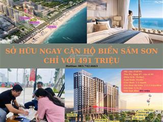 Sở hữu ngay căn hộ biển sầm sơn chỉ với 491 triệu
2 năm sau với phải tính tiếp