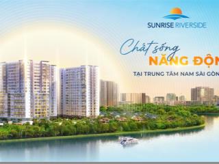 Cho thuê căn hộ sunrise riverside nhà bè giá 9 tr/tháng, dt 50m2, đầy đủ nội thất