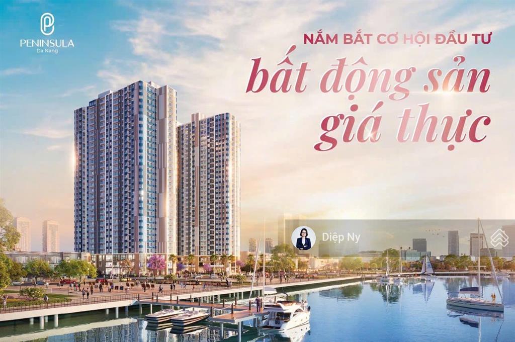 Bán căn hộ 2pn giá rẻ chung cư peninsula đà nẵng, thanh toán linh hoạt 24 tháng