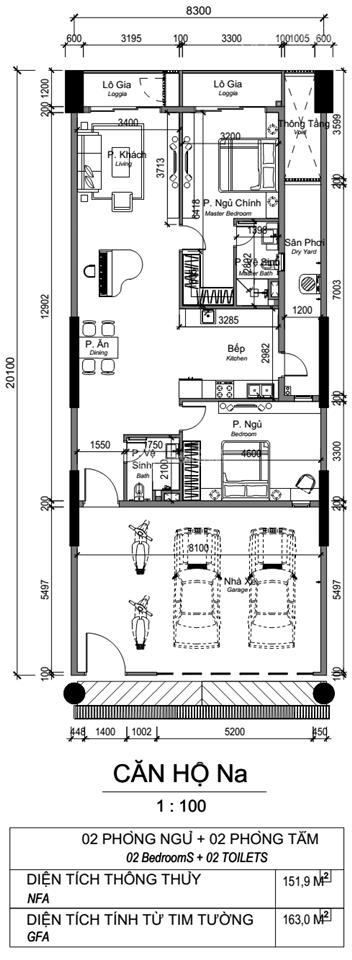 Skylinked villa celadon city với gara ôtô riêng trong nhà/ 2 pn / diện tích 160m²/ nhà mới